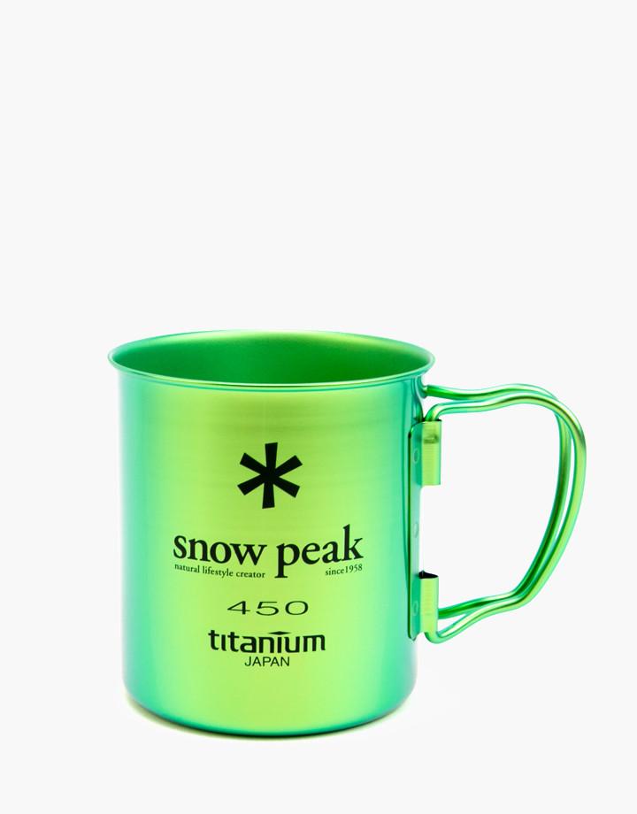 SNOW PEAK TITANIUM SINGLE WALL 450ML (GREEN)